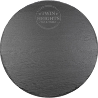 Slate Round Serving Tray - 11.5"