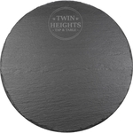 Slate Round Serving Tray - 11.5"