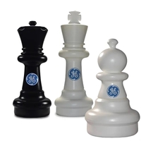 25 in tall Custom Chess Set and Mat... from ASI 30226 A J J Enterprises