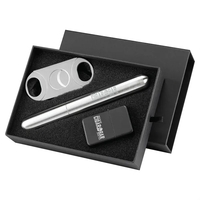 Cigar Holder, cutter and lighter gift set... from ASI 57655 STOPNGO Line