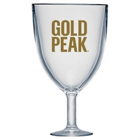 Five ounce plastic stemmed wine glass in two pieces.... from ASI 91880...