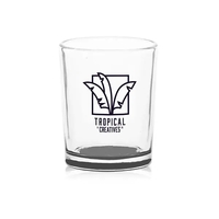 3 oz. Glass Votive Candle Holder (1 Color Imprint)