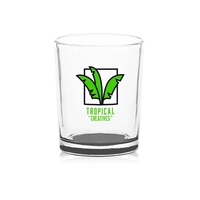 3 oz. Glass Votive Candle Holder (2 Color Imprint)