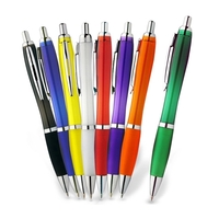 5.31" x .51" ballpoint pen with a plastic body and silicone... from ASI 37218...