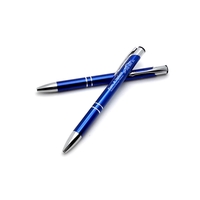 5.6" x .54" metal pen with standard blue ink and multiple... from ASI 37218...