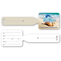 9" x 2.5" luggage tag with four color process imprinting and... from ASI...