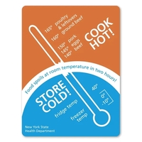 3" x 4" rectangle shaped label with permanent adhesive backing and... from...