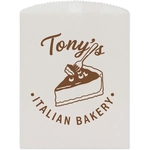 Candy, Cookie & Gourmet Bags - White 5 3/4" x 7 1/2"