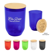12 Oz. Montrose rPET Wine Tumbler With Bamboo Lid