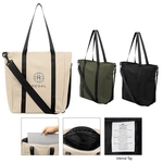 Hudson rPET Leatherette Computer Tote Bag