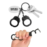 This keychain features 2 mini handcuffs which can be locked closed... from...