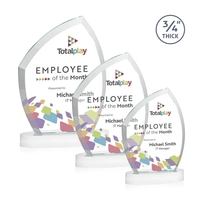 Daltry VividPrint™ Award on Alberton Base - White