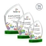 Daltry VividPrint™ Award on Alberton Base - Green