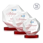 Bradford VividPrint™ Award on Alberton Base - Red