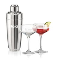 The Pescara Cocktail Shaker & Martini Set brings elegance and...
