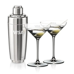 Pescara Shaker & RIEDEL Martini Set