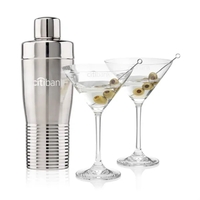 The Genoa Cocktail Shaker & Martini Set combines modern design with... from...