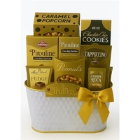 Golden Gourmet Indulgence Gift Basket