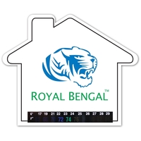 Custom House Shaped Thermo Magnet - MADE IN USA