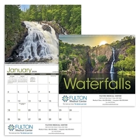 11 x 19 2024 Waterfalls calendar on 70# glossy paper with... from ASI 40480...