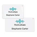 TEMPbadge Adhesive Expiring Visitor Badges Thermal Printable