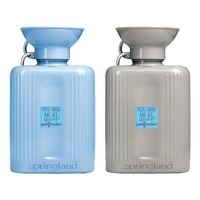 Travel water bottle for dogs made with silicone and aluminum.... from ASI...