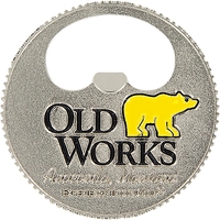 Bottle opener ball marker with imprint options.... from ASI 57653 Gold Bond