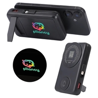 10000mAh Light-Up Power Bank with Magnetic Wireless Charger, Watch Charger,...