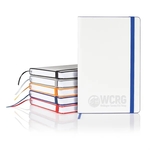 White Laser Medio Lined White Page Journal