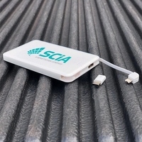 3-in-1, 2,500 mAh power bank with micro USB/lightning combo connector and......