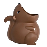 3.25" x 3" squirrel shaped pen/pencil holder.... from ASI 34415 Alpi...