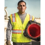 Kishigo Unisex Ultra-Cool™ Solid Front Vest with Mesh Back