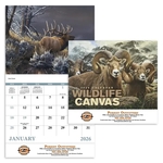 Good Value™ Wildlife Canvas - Stapled Calendar