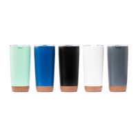 20 ounce insulated stainless steel tumbler with powder-coated matte exterior...