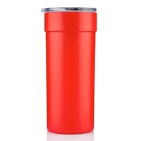 25 oz. stainless steel tumbler with double wall insulation, copper lining......