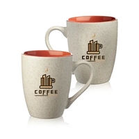 10 oz. speckled two-tone ceramic coffee mug.... from ASI 39552 BEL Promo