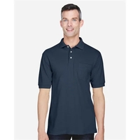 Harriton Easy Blend™ Polo with Pocket... from ASI 84358 S&S Activewear