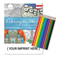 Relax Pack - Coloring the World stress relieving coloring book for... from...