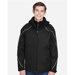 North End Men's Angle 3-In-1 Jacket with Bonded Fleece Liner