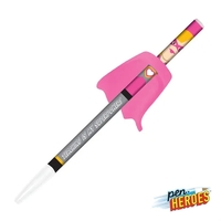 The Pen Heroes™ Superhero Series Female w/ Cape Pen celebrates strength,......