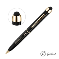 Garland® Stylus High Gloss Ballpoint Twist Pen - Gold Accent