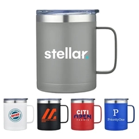 14 oz. Travel Stainless Vacuum Insulated Sweat-proof w/ Lid