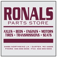 2.5" x 2.5" decal with clear static backing, square corners and... from ASI...