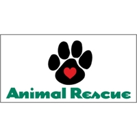 4" x 2" white vinyl decal with square corners and one... from ASI 89910...