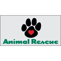 4" x 2" clear polyester decal with adhesive backing, square corners... from...