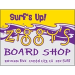 4" x 3" Square Cornered Kwik-Ship Decal