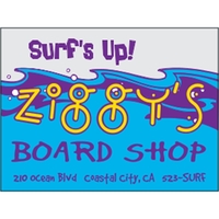 4" x 3" decal with clear static face, square corners and... from ASI 89910...