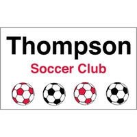 5" x 3" white vinyl decal with square corners and one... from ASI 89910...