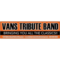 7" x 2" white decal with static backing, square corners and... from ASI 89910...