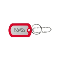 Ball Chain Dog Tag Keychain